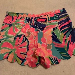 Lilly Pulitzer Scalloped Shorts